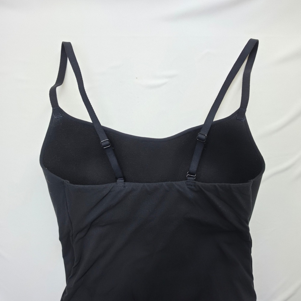 Auden Luxury Collection Padded Cup Seamless Thong Bodysuit Black Small S - Picture 4 of 11